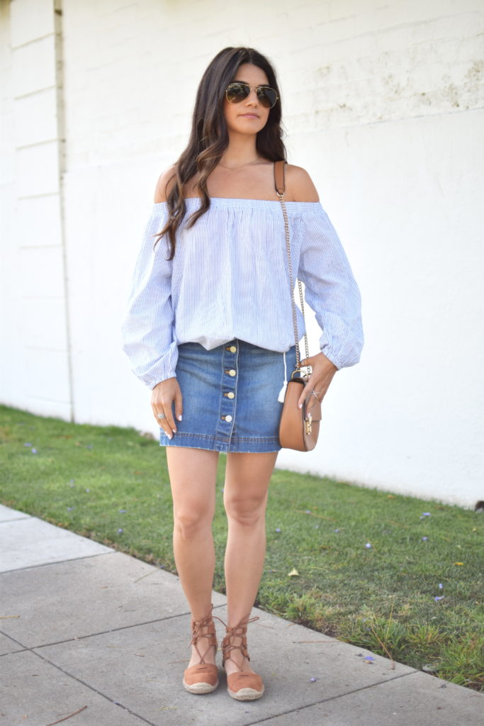 denim-skirt-ots-stripe-top