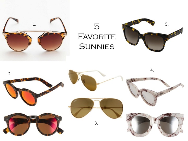 Friday’s Five: Favorite Sunnies