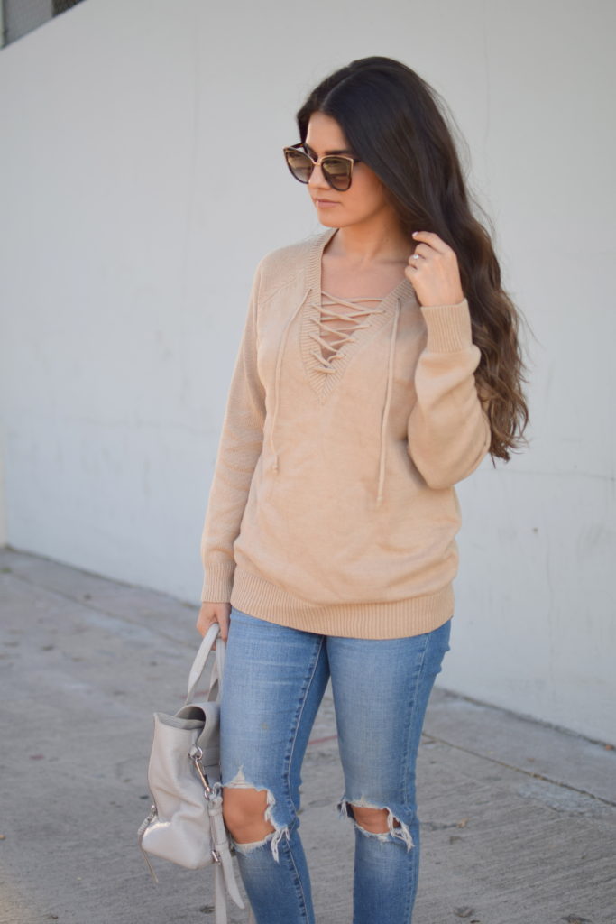 camel-lace-up-sweater